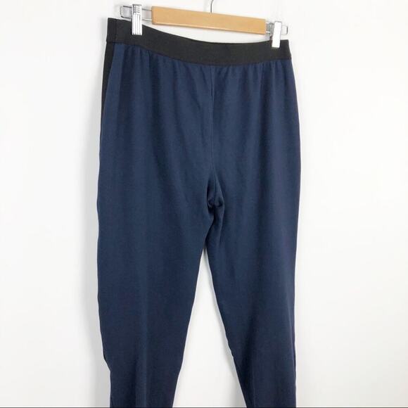 BCBGMaxAzria Gianni Black & Navy Contrast Colorblock Cargo Pants Small - Picture 9 of 15